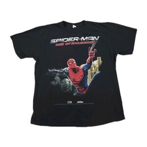 Vintage Spiderman T Shirt Mens XL Web of Shadows Promo 2008 Video Game